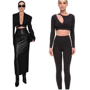 BnWt  n:PhilAnThr0py R0xY Cr0p T0p iN BlAck  wiTh cUt0ut dEtAil aNd crOsS fr0nT